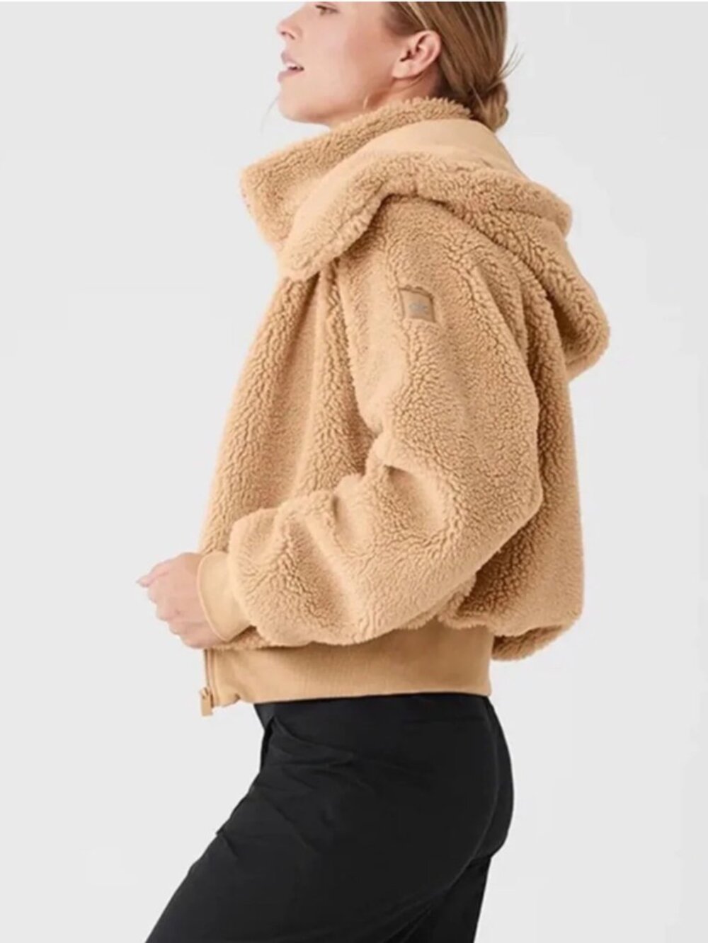 ALO Yoga Hooded Sherpa Jacket - Picture 2 of 2